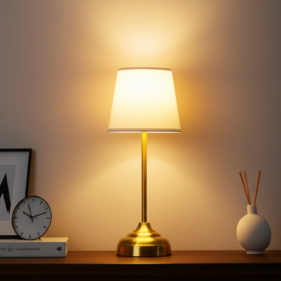 Coolilumi Vintage Brass Table Lamp – USB Rechargeable Lights