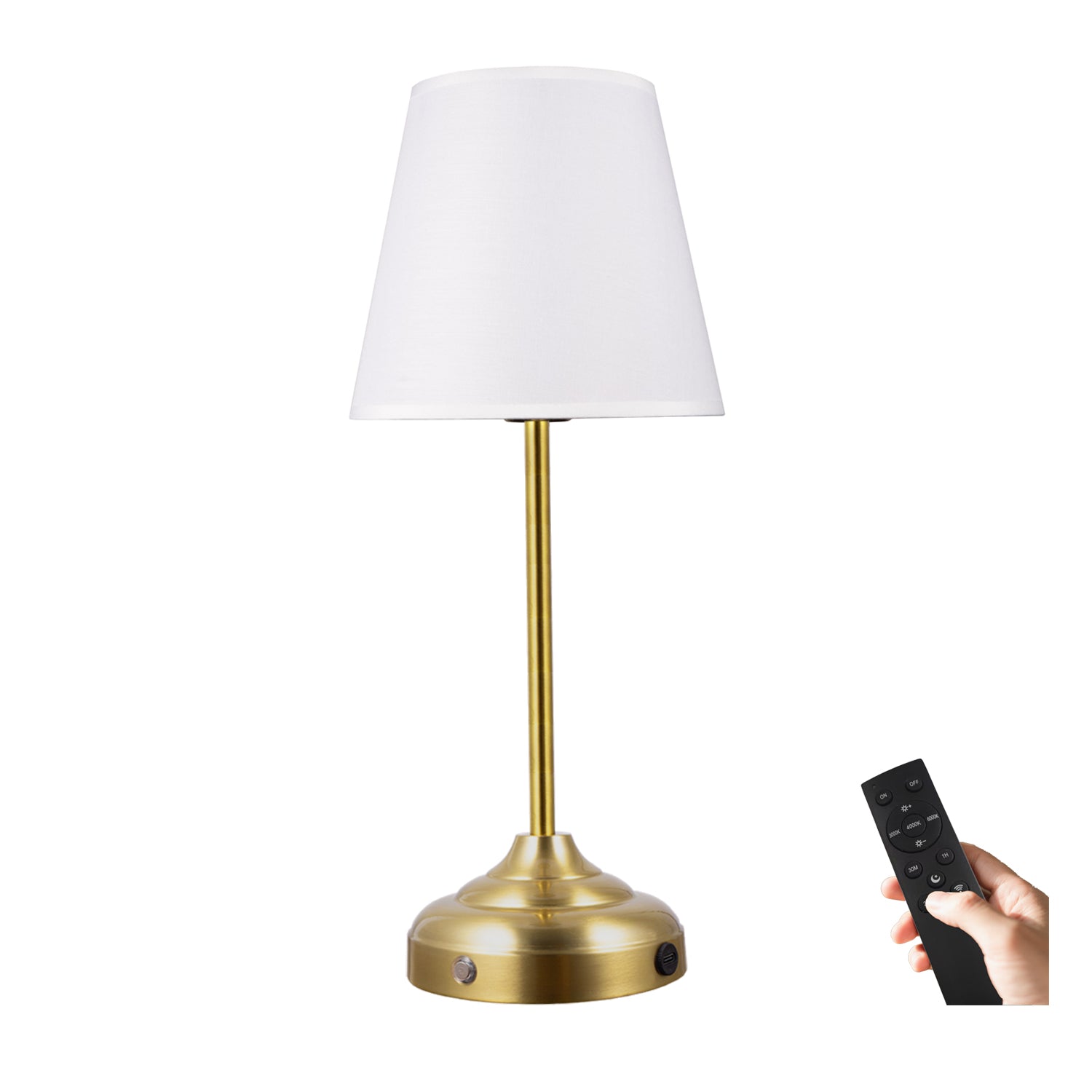 Coolilumi Vintage Brass Table Lamp – USB Rechargeable Lights