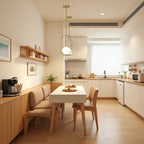 Gold Pendant Light Single – Opal Glass for Entryway, Bedroom or Kitchen Bar by Coolilumi