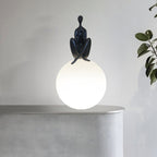Coolilumi Creative Human Figurine Globe Table Lamp