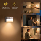 Battery Operated Wireless Stick-on LED Night Lights for Indoor – 6 Pack