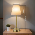 Coolilumi Vintage Brass Table Lamp – USB Rechargeable Lights