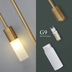 Twin Candle Wall Lamp: G9 Bulb Type (Not Included), Frosted Glass Shade for Warm Illumination