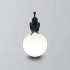 Coolilumi Creative Human Figurine Globe Table Lamp