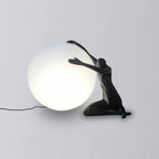 Coolilumi Creative Human Figurine Globe Table Lamp