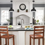 Coolilumi Minimalist Pot Lid Pendant Light with Baked Finish