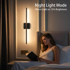 Coolilumi 2-Pack Modern Wireless Wall Lamp | 3-Min Install